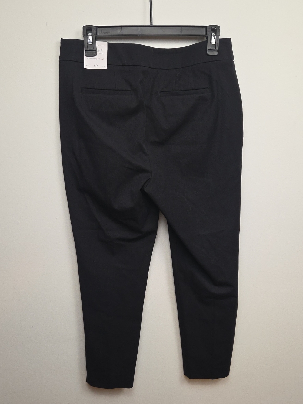 NWT Talbots Black Chatham Ankle Pants Classy Cotton Business Casual Office - 8P - Picture 6 of 12